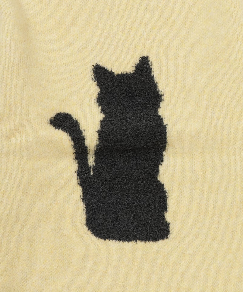 NKNIT ンニット　cat jacquard キャットニット NKNIT 】cat/dog jacquard KNIT