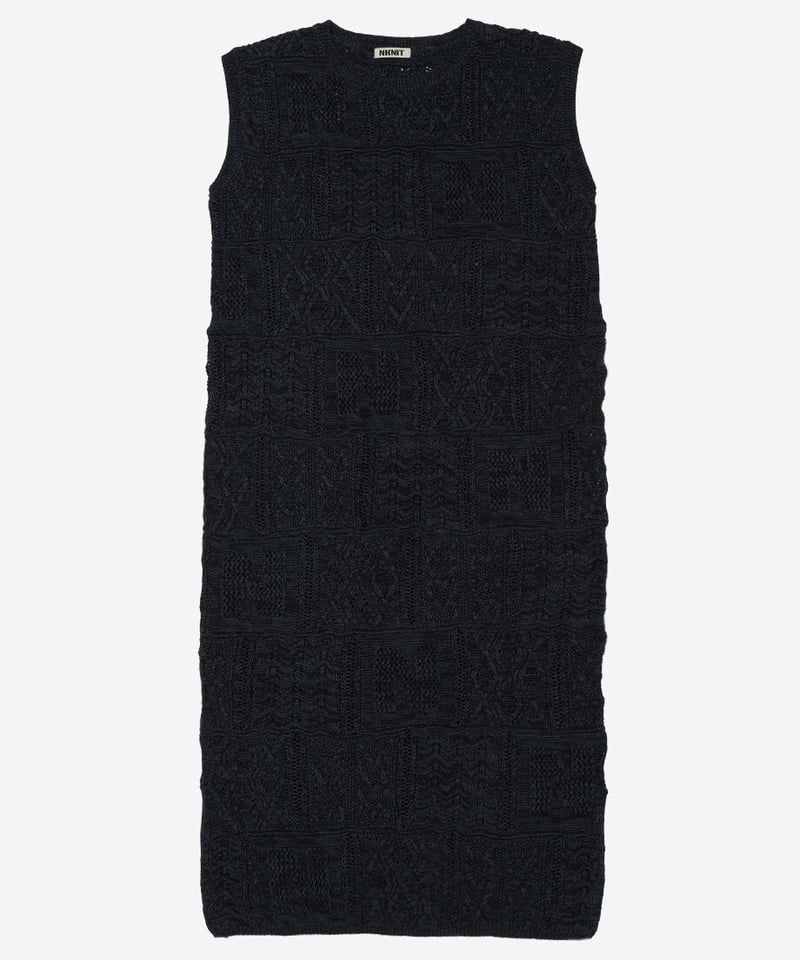 NKINT 完売品 cotton mesh pattern knit dress NKINT 完売品 cotton mesh pattern knit dress