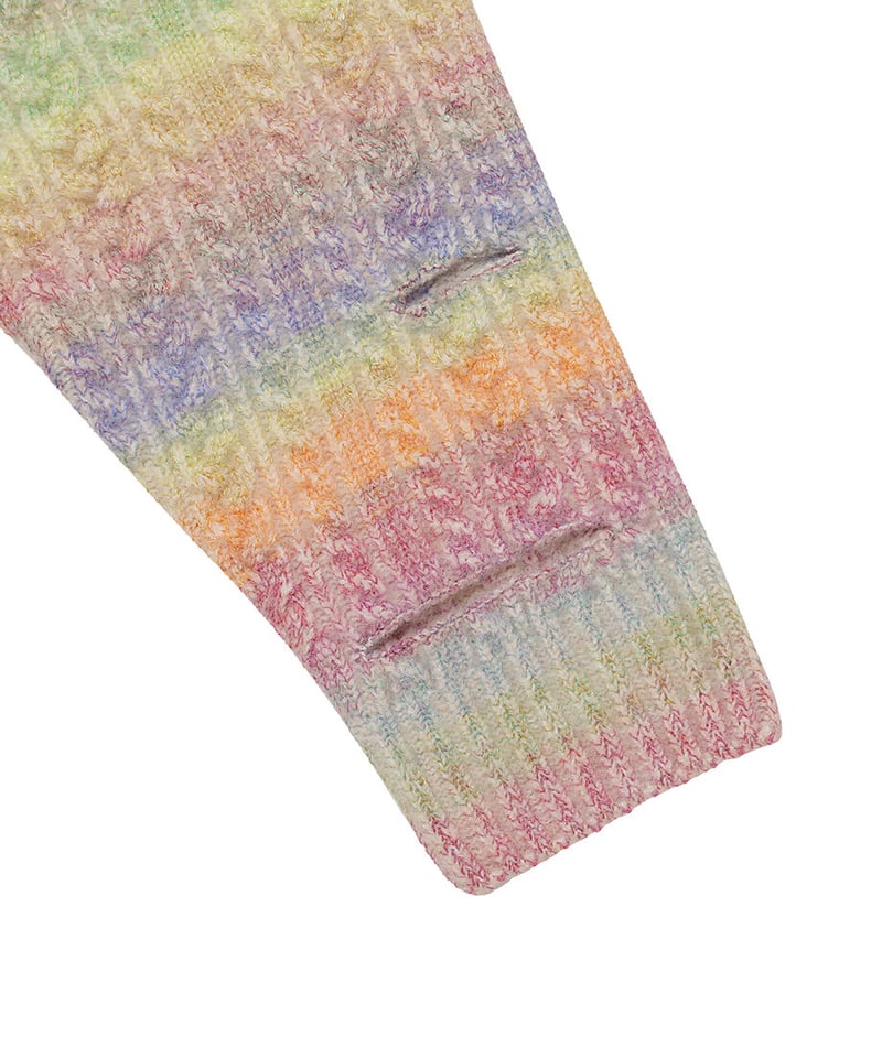 トップス NKNIT mix color hand KNIT short NKNIT mix color hand KNIT 【short】