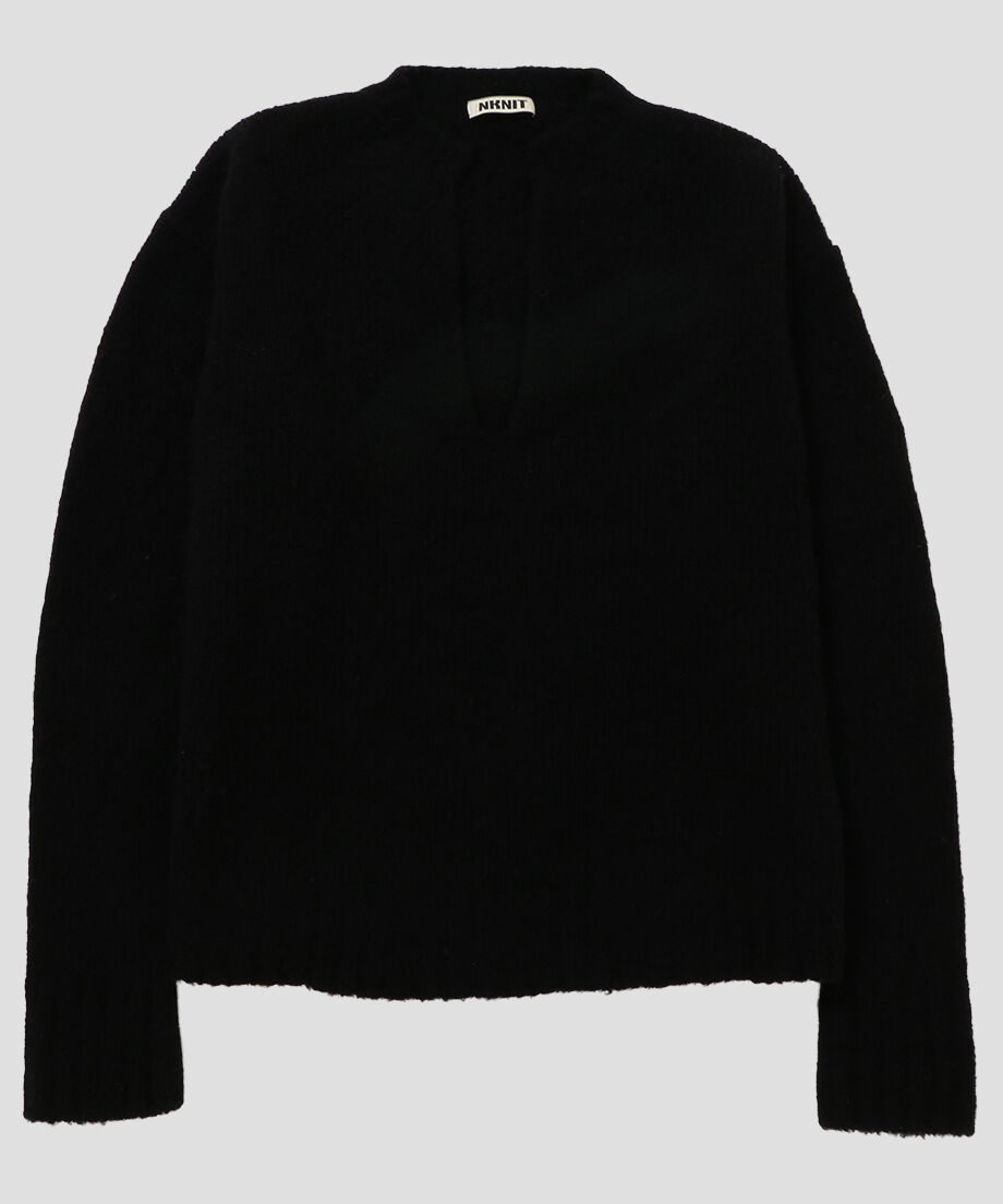 NKNIT ンニット cashmere mix soft V-neck 【公式通販】