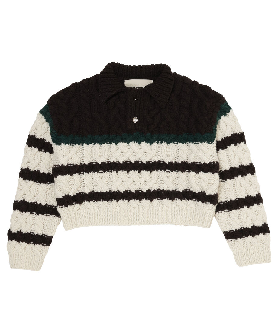 NKNIT hand knitting stripe KNIT