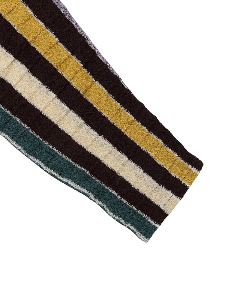 stripe KNIT towel hoodie | NKNIT stripe KNIT towel hoodie | NKNIT