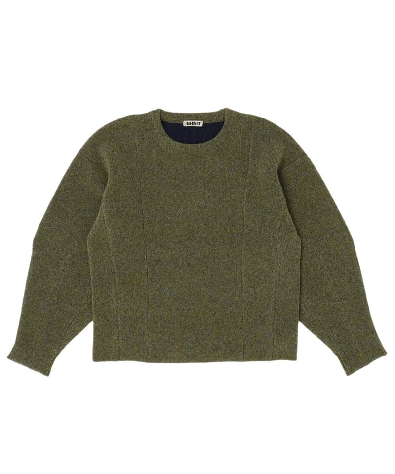 【新品】nknit constructive pattern KNIT NKNIT constructive pattern KNIT サイズ①