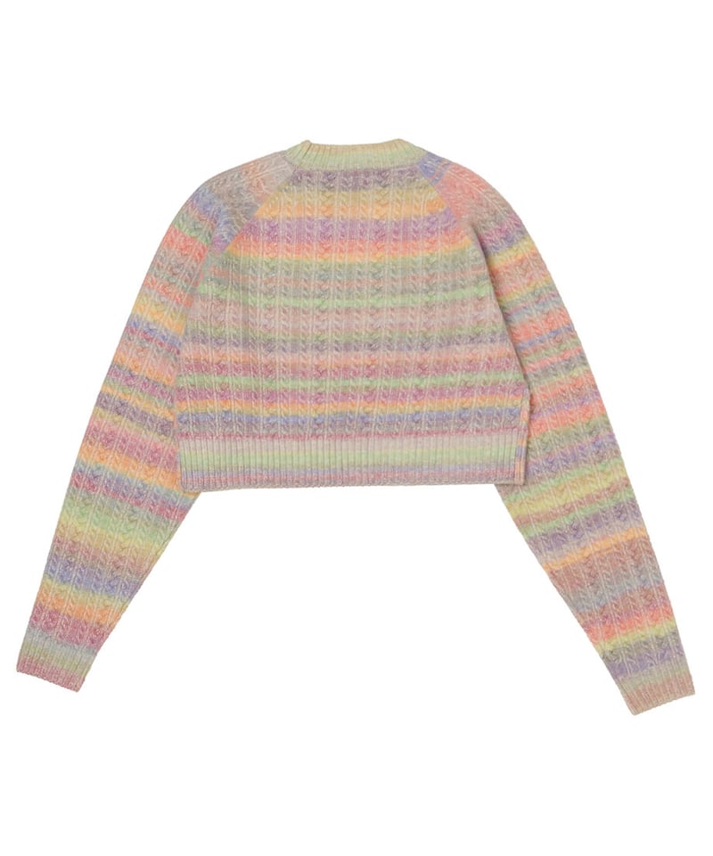 mix color cable KNIT | NKNIT 