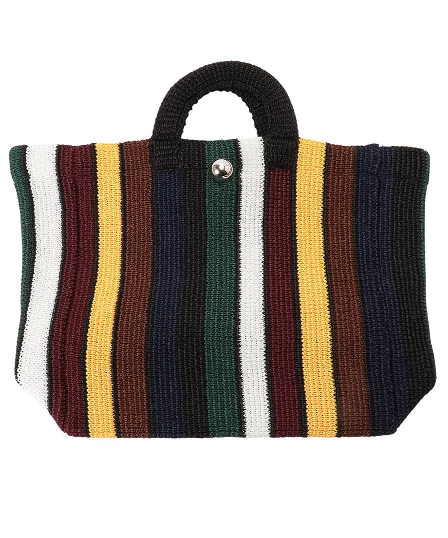 最終値下げ【新品】NKNIT multi stripeKNIT big bag