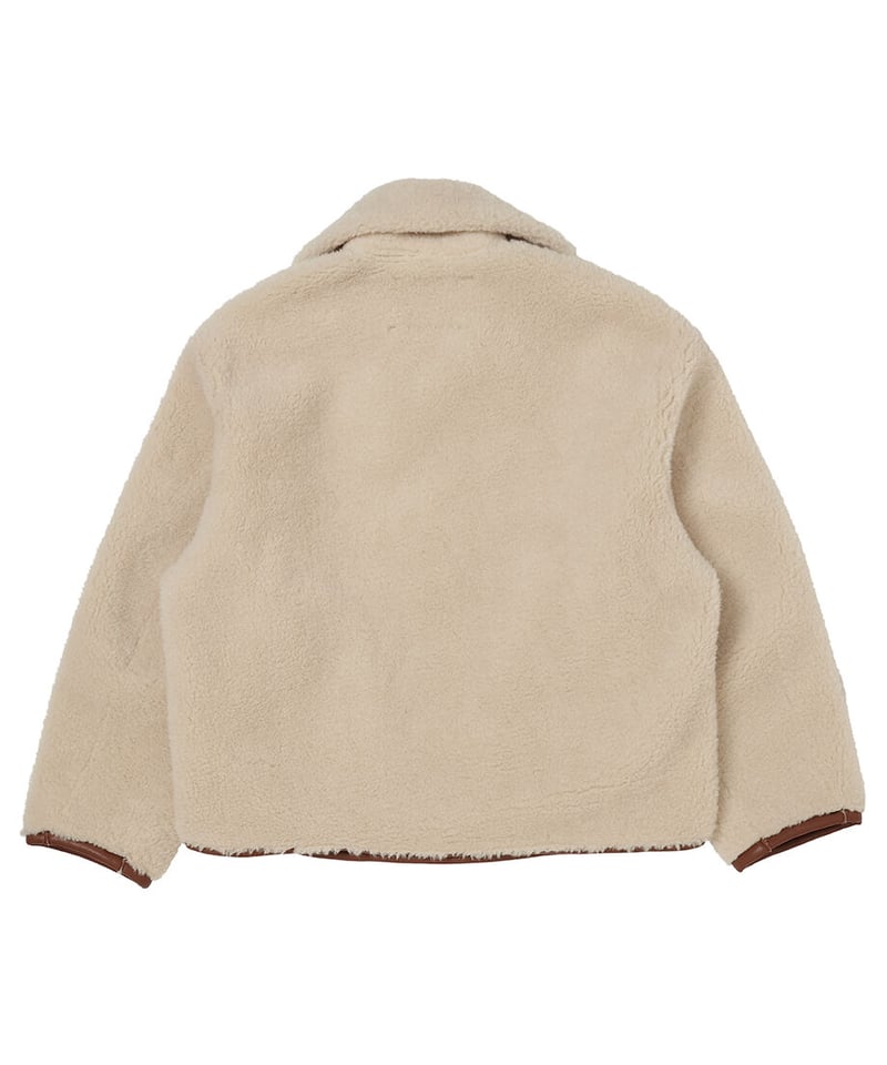 vegan mouton half zip BIG | NKNIT