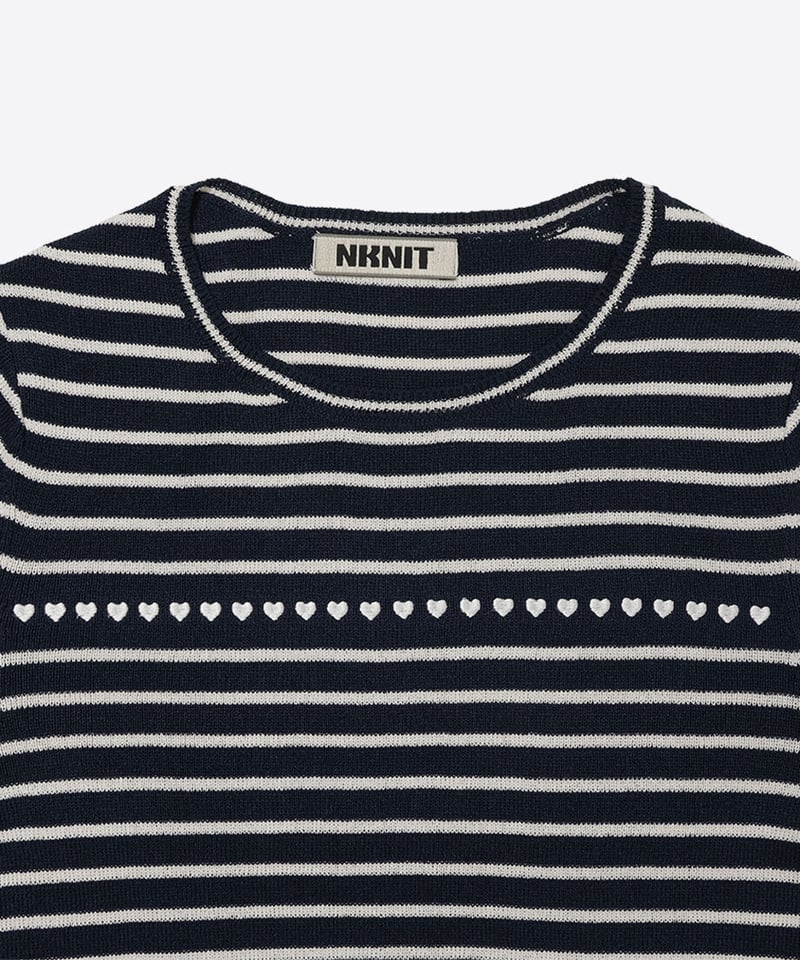 NKNIT paper mix pattern T-shirt mini