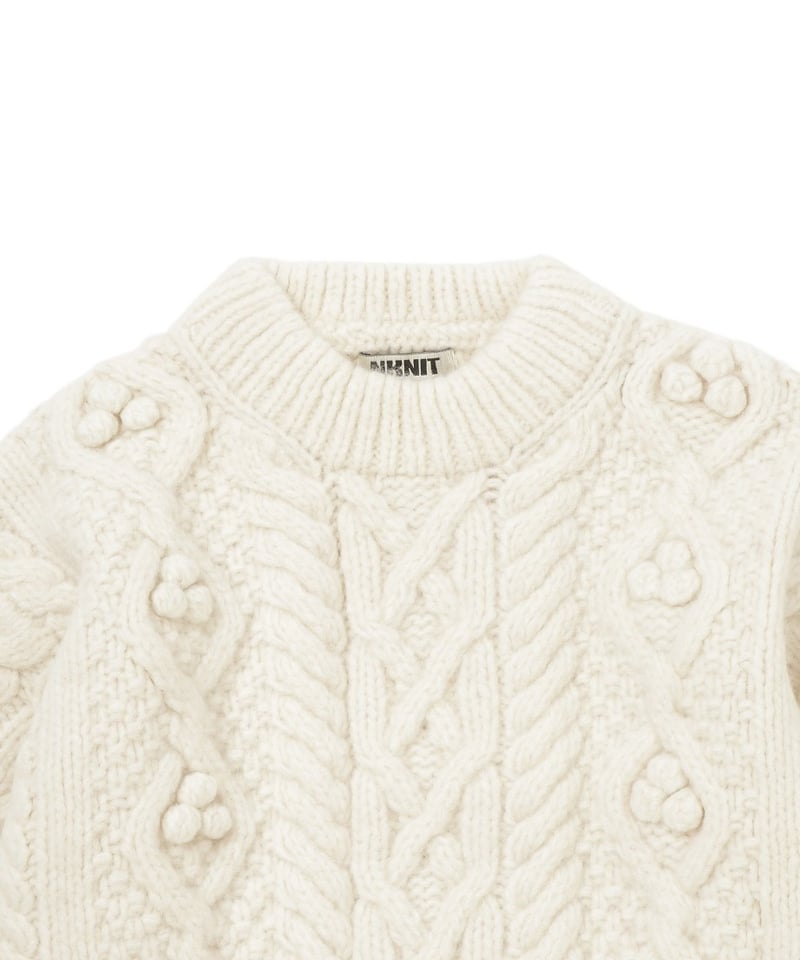 bubble cable hand KNIT | NKNIT bubble cable hand KNIT | NKNIT