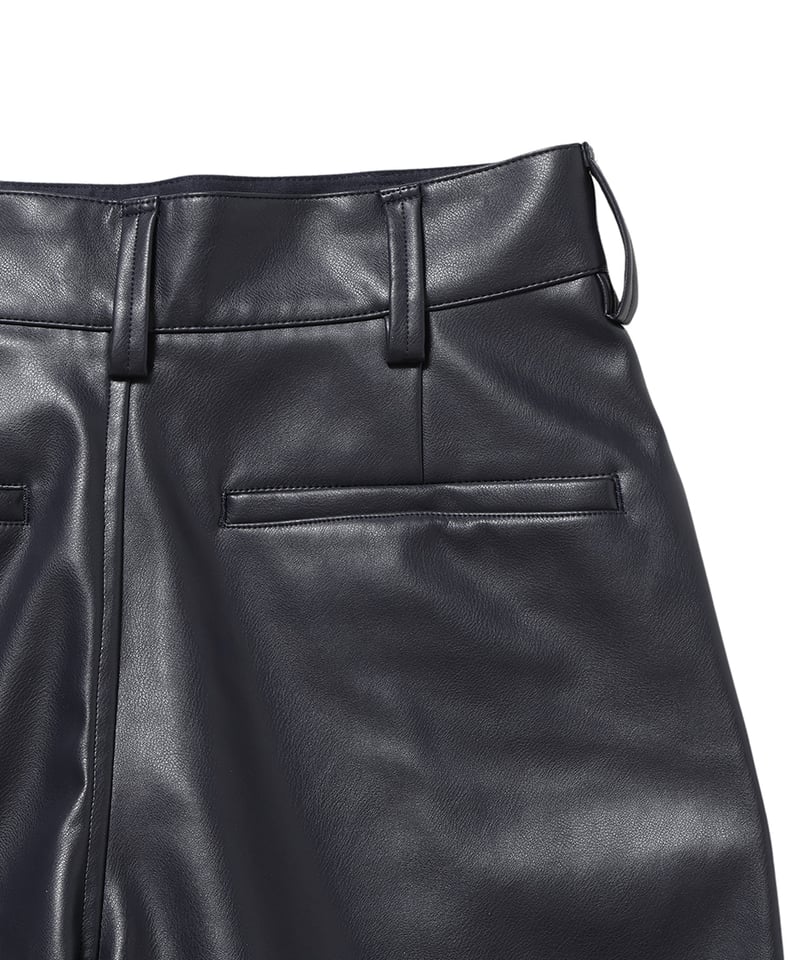 vegan leather short pants | NKNIT vegan leather short pants | NKNIT