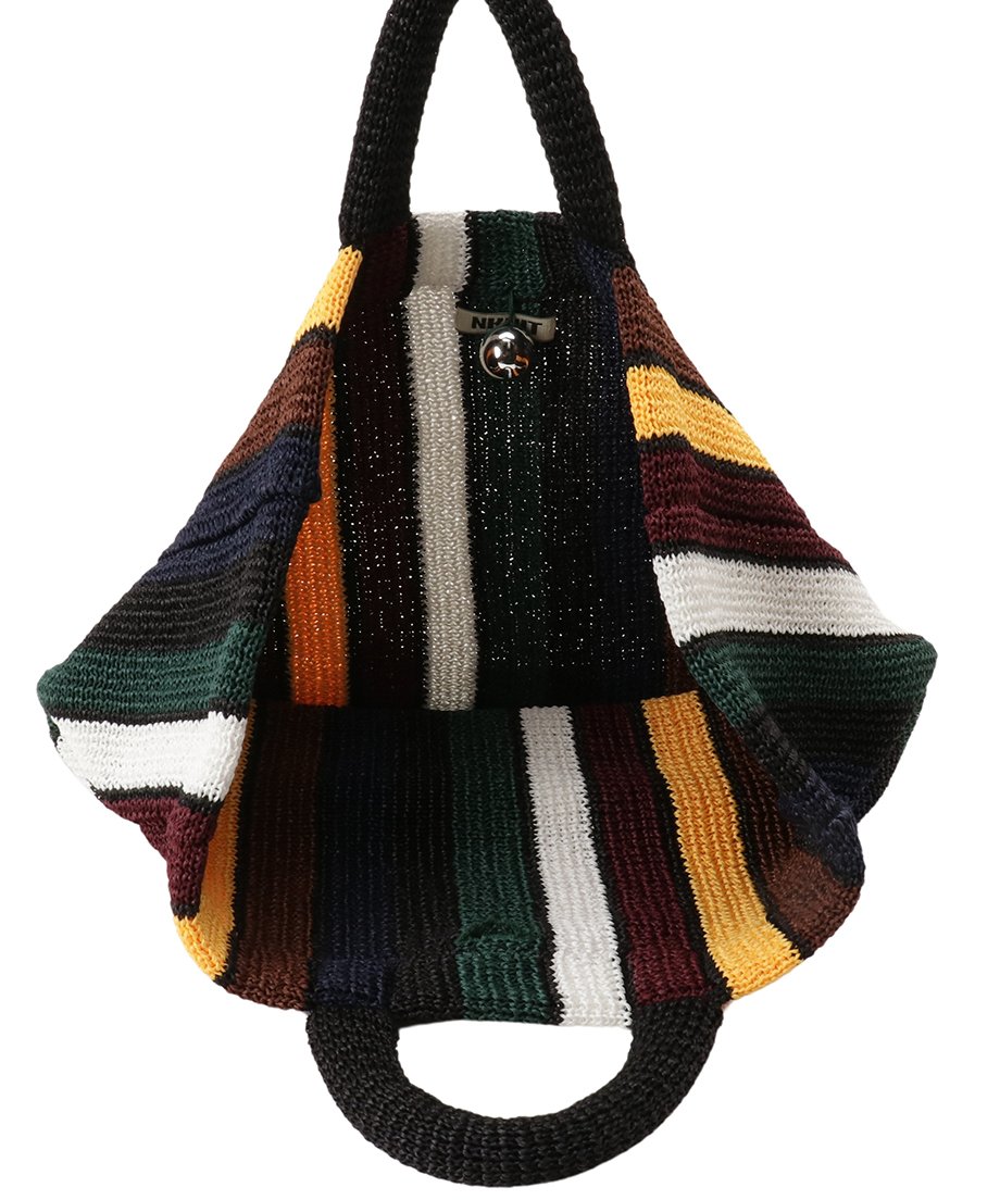【NKNIT】 multi stripeKNIT big bag NKNIT multi stripeKNIT big bag