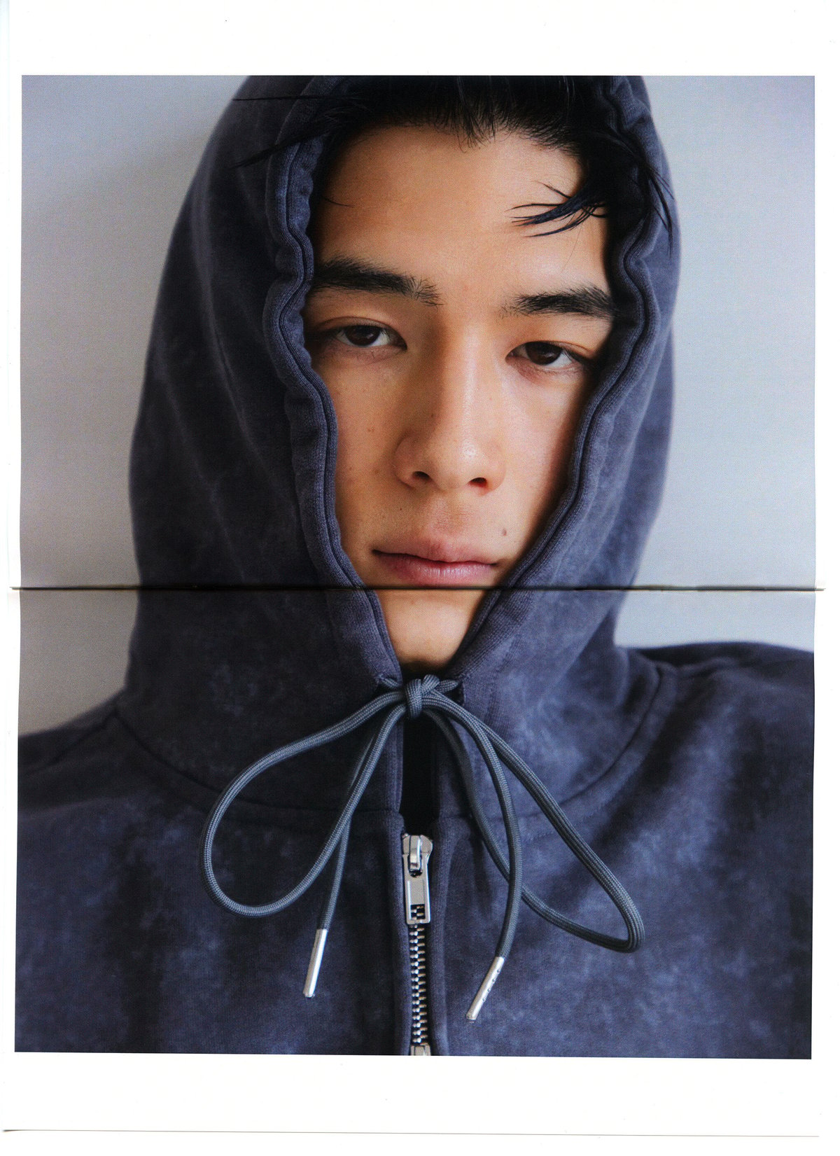 ZIP hooded sweatshirt size②