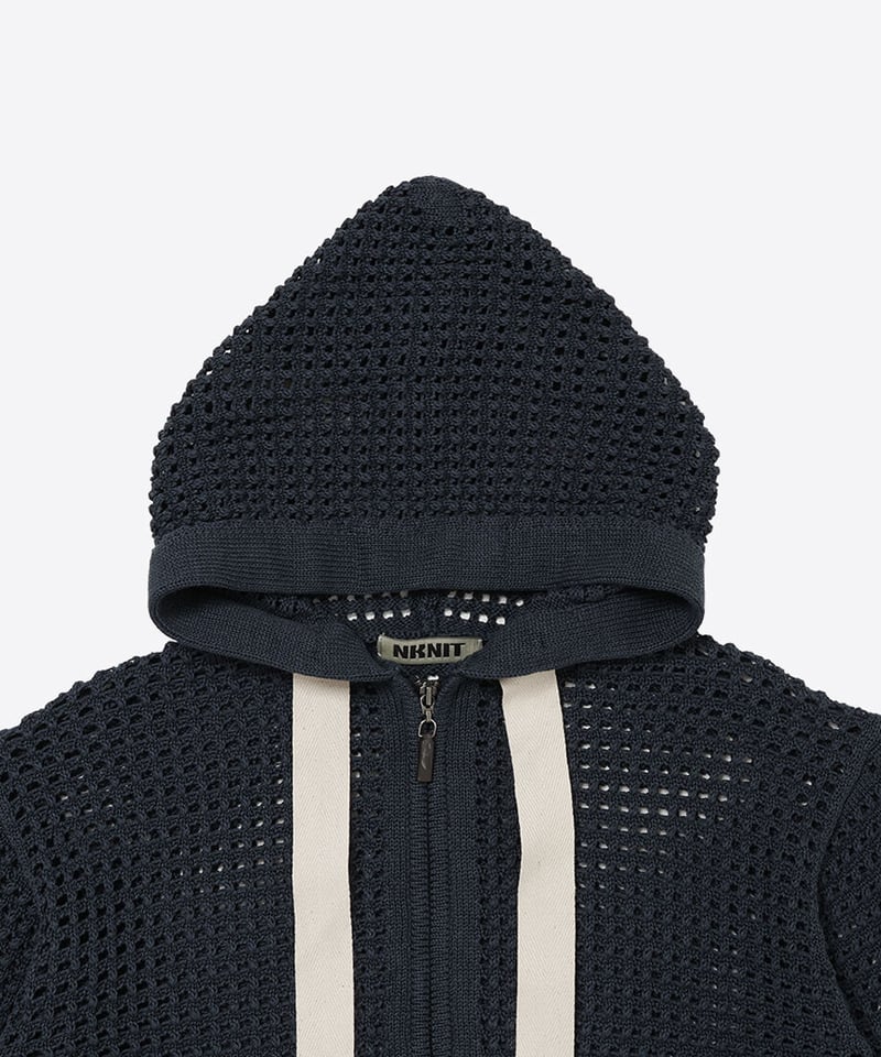 short mesh knit zip foodie | NKNIT short mesh knit zip foodie | NKNIT