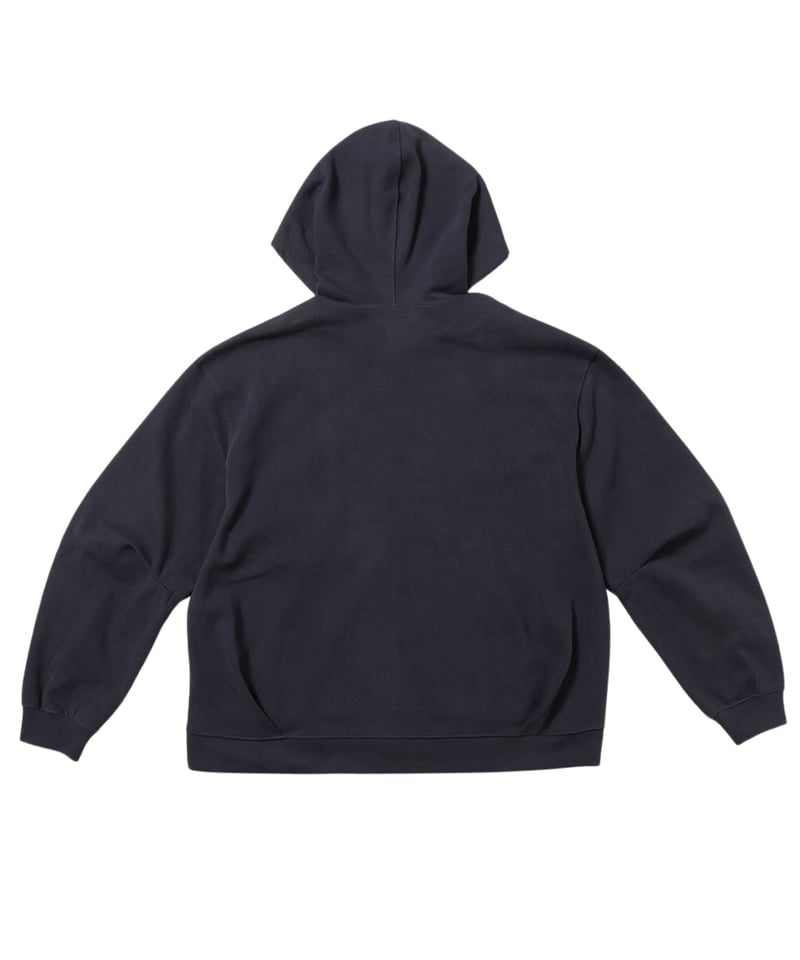 NKNIT logo embroidery ZIP hoodie CHARCOAL-GRAY NKNIT logo embroidery ZIP hoodie CHARCOAL-GRAY