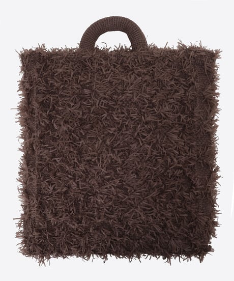 fringe knit big bag