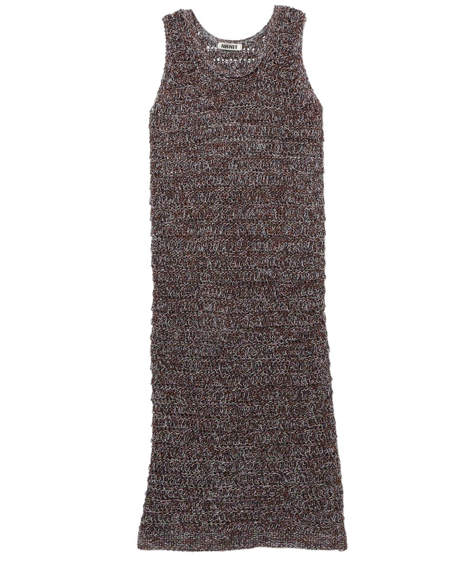 mix color KNIT dress | NKNIT