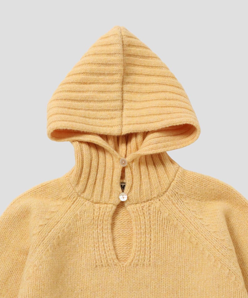 camel mix hooded KNIT | NKNIT