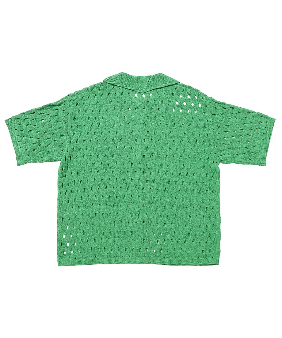 wave pattern KNIT shirt | NKNIT wave pattern KNIT shirt | NKNIT