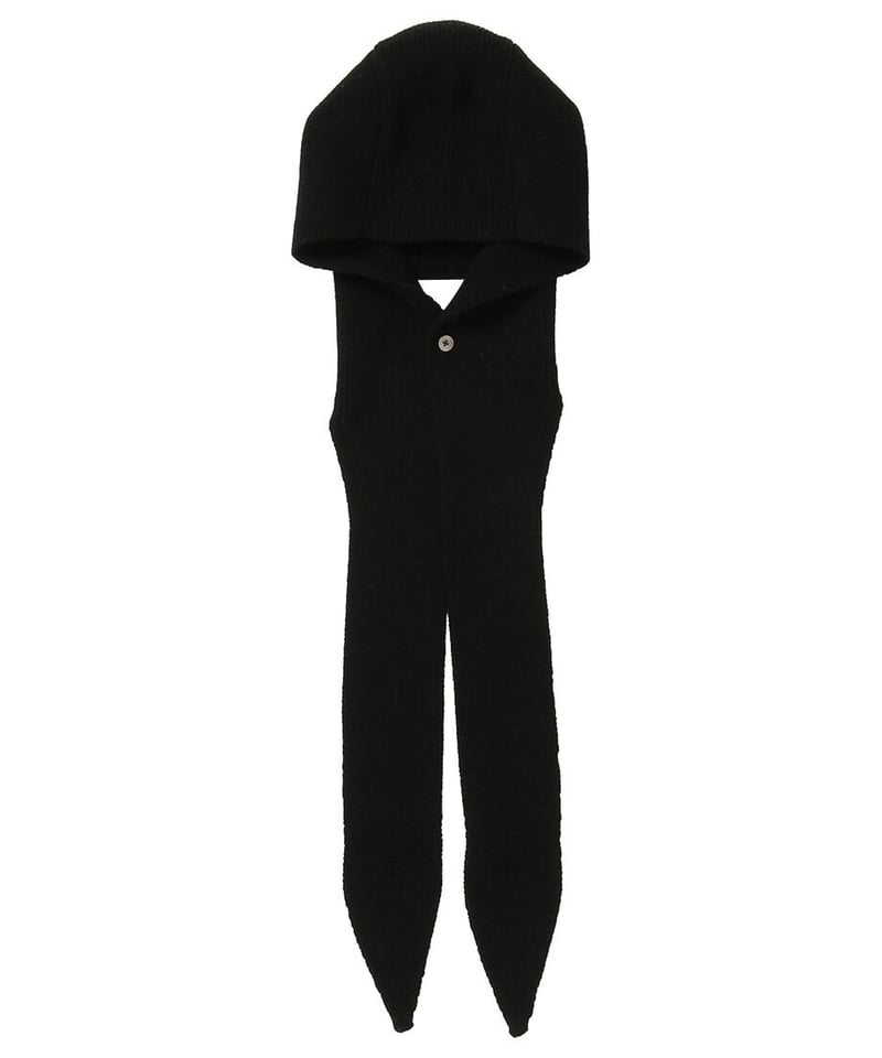 てけん//NKNIT balaclava stall ブラック Techwear Balaclava