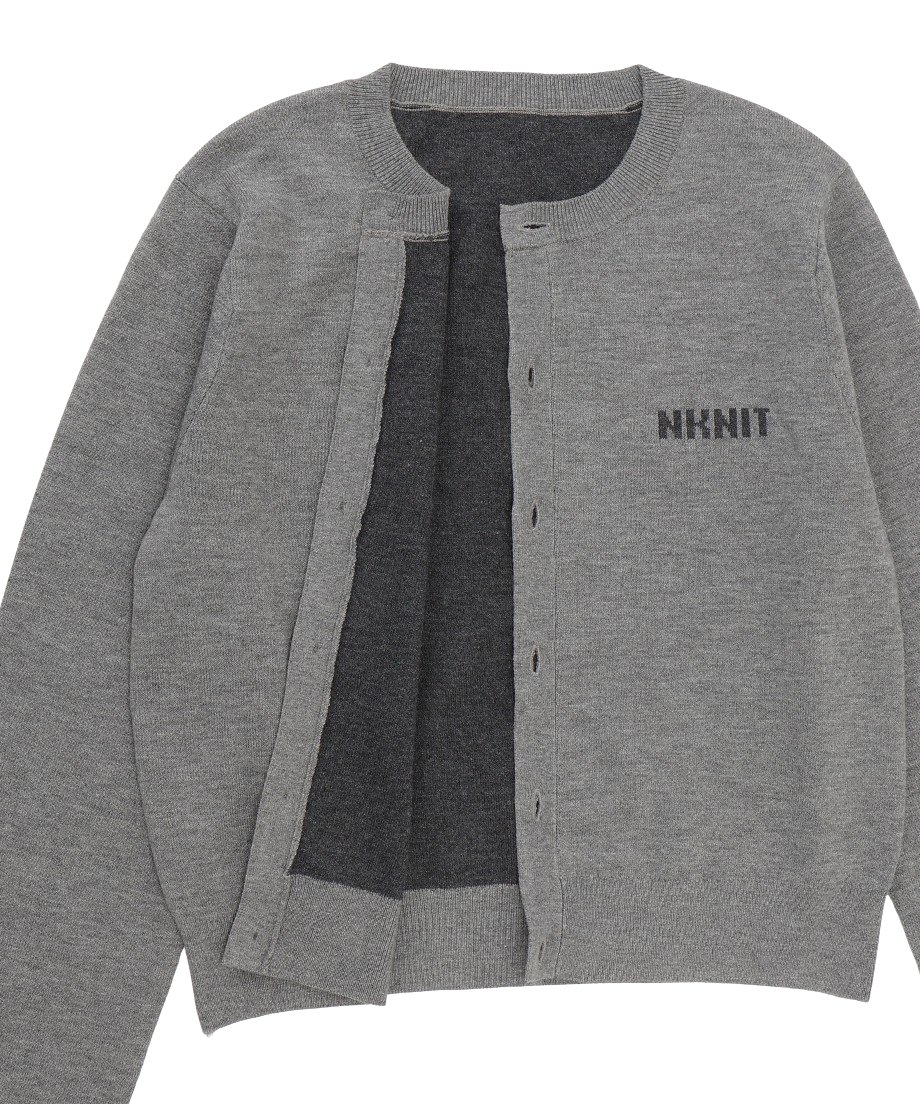 NKNIT logo KNIT cardigan | NKNIT