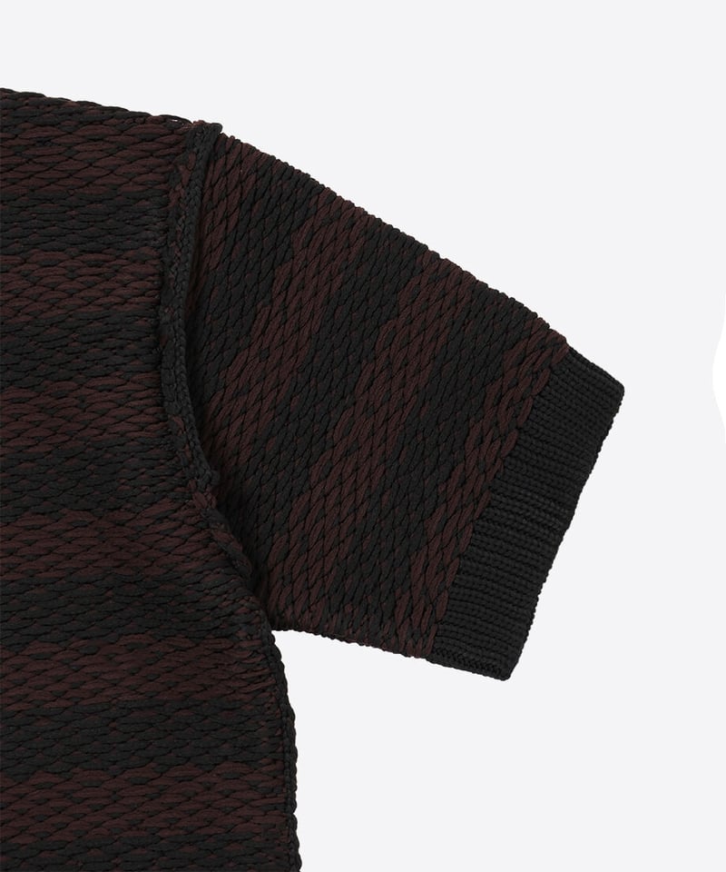 NKNIT striped sponge knit