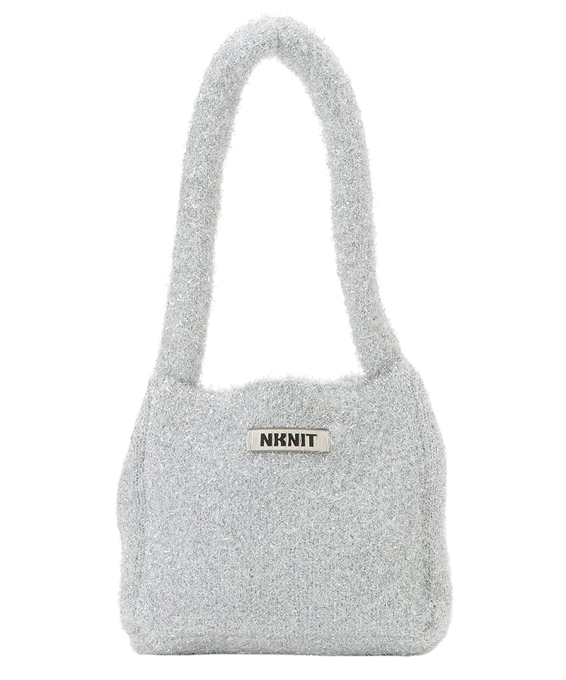 nknit ンニットkirakira hand KNITTING bagシルバー kirakira hand KNITTING bag – NKNIT