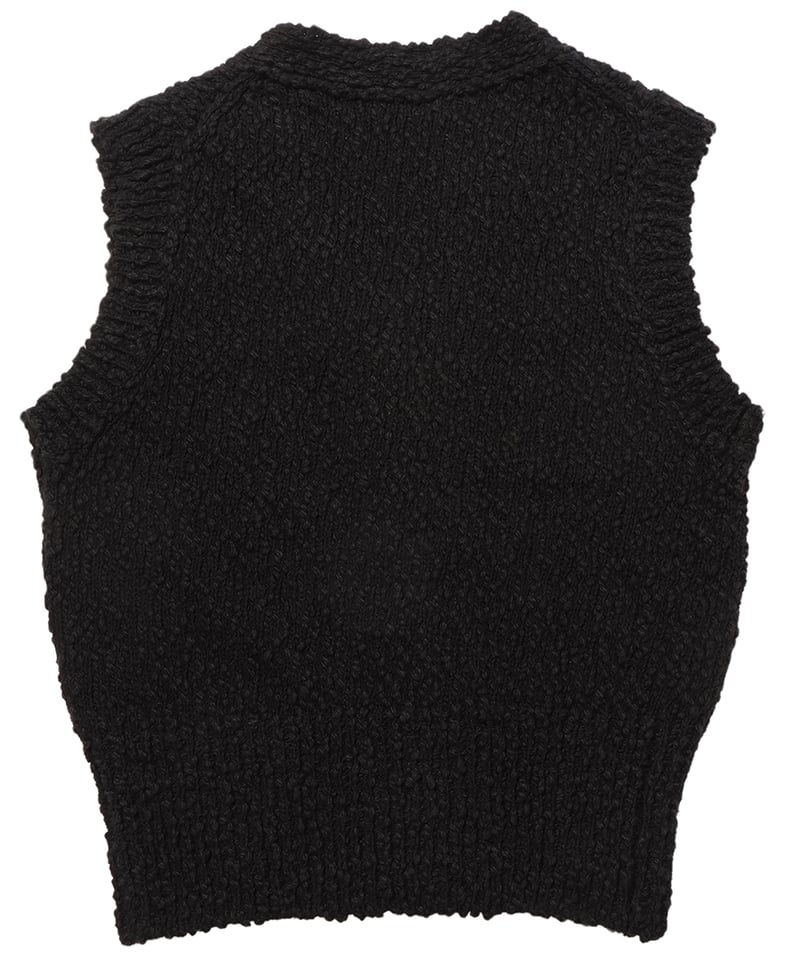 mini V-neck KNIT vest | NKNIT mini V-neck KNIT vest | NKNIT