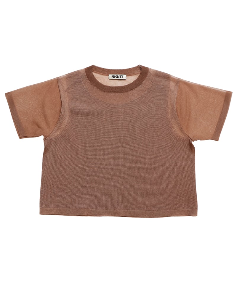 NKNIT ンニット ♡mesh pullover shirt ①（hand pattern mesh