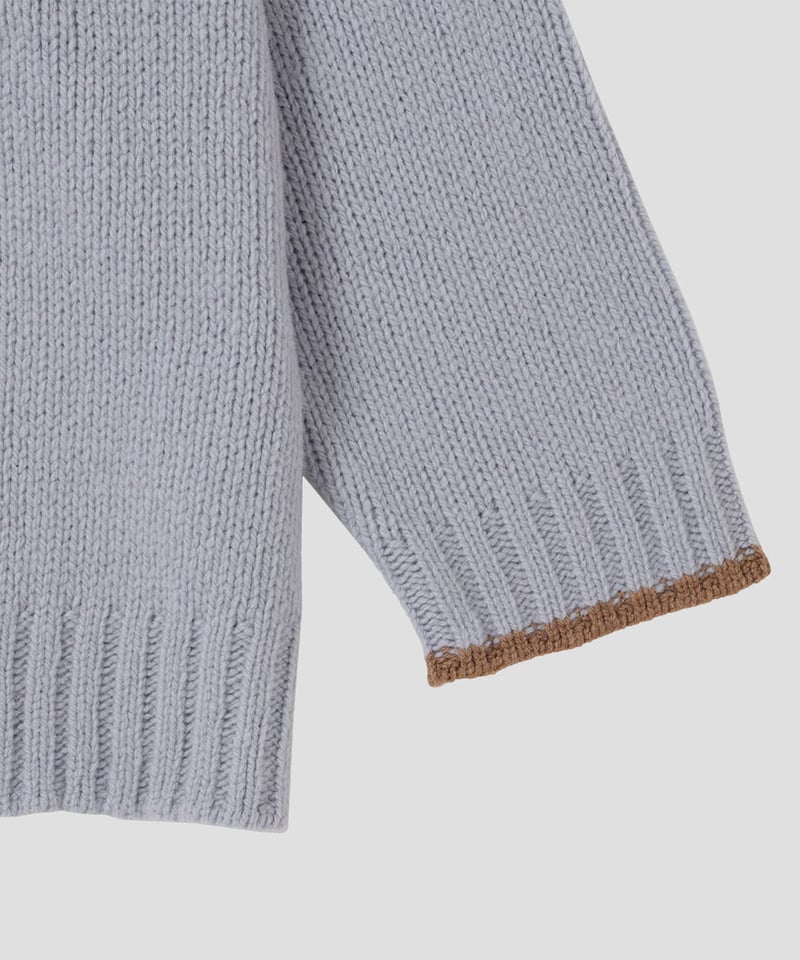 美品】NKNIT color linking turtle KNIT グレー