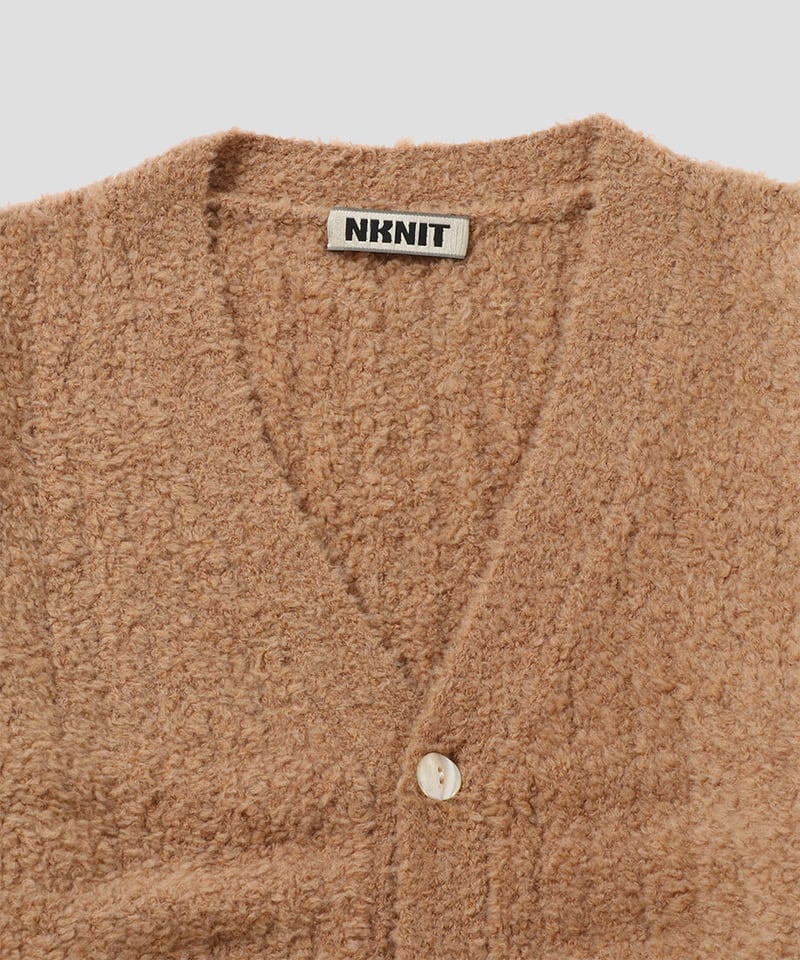 fluffy rib KNIT cardigan | NKNIT