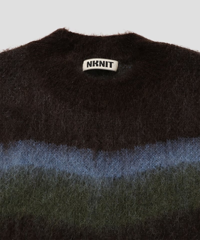 wave pattern mohair KNIT | NKNIT wave pattern mohair KNIT | NKNIT