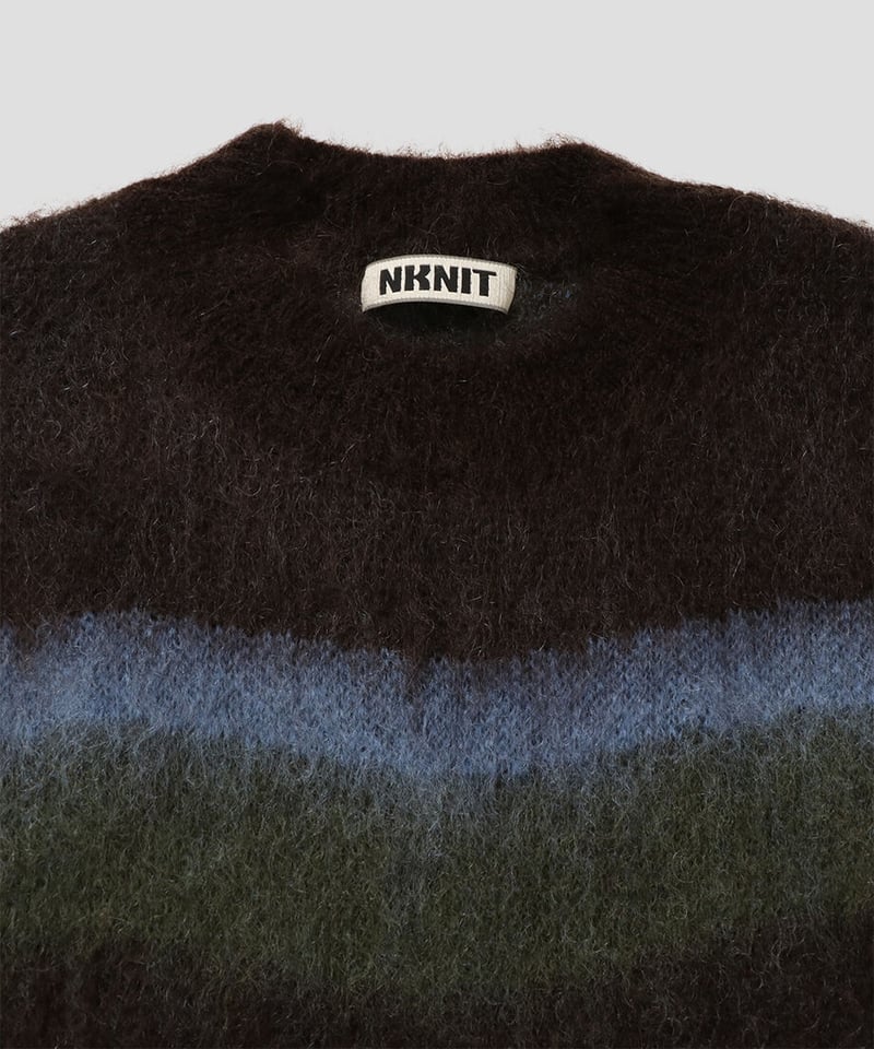 wave pattern mohair KNIT | NKNIT