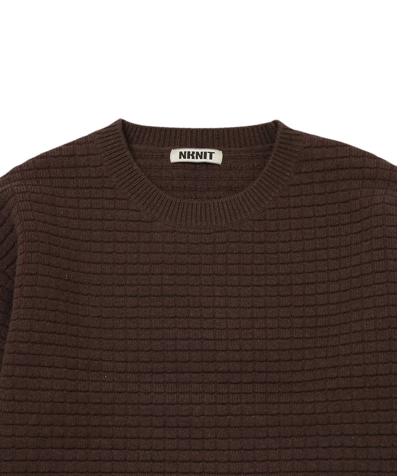 waffle KNIT pullover | NKNIT 