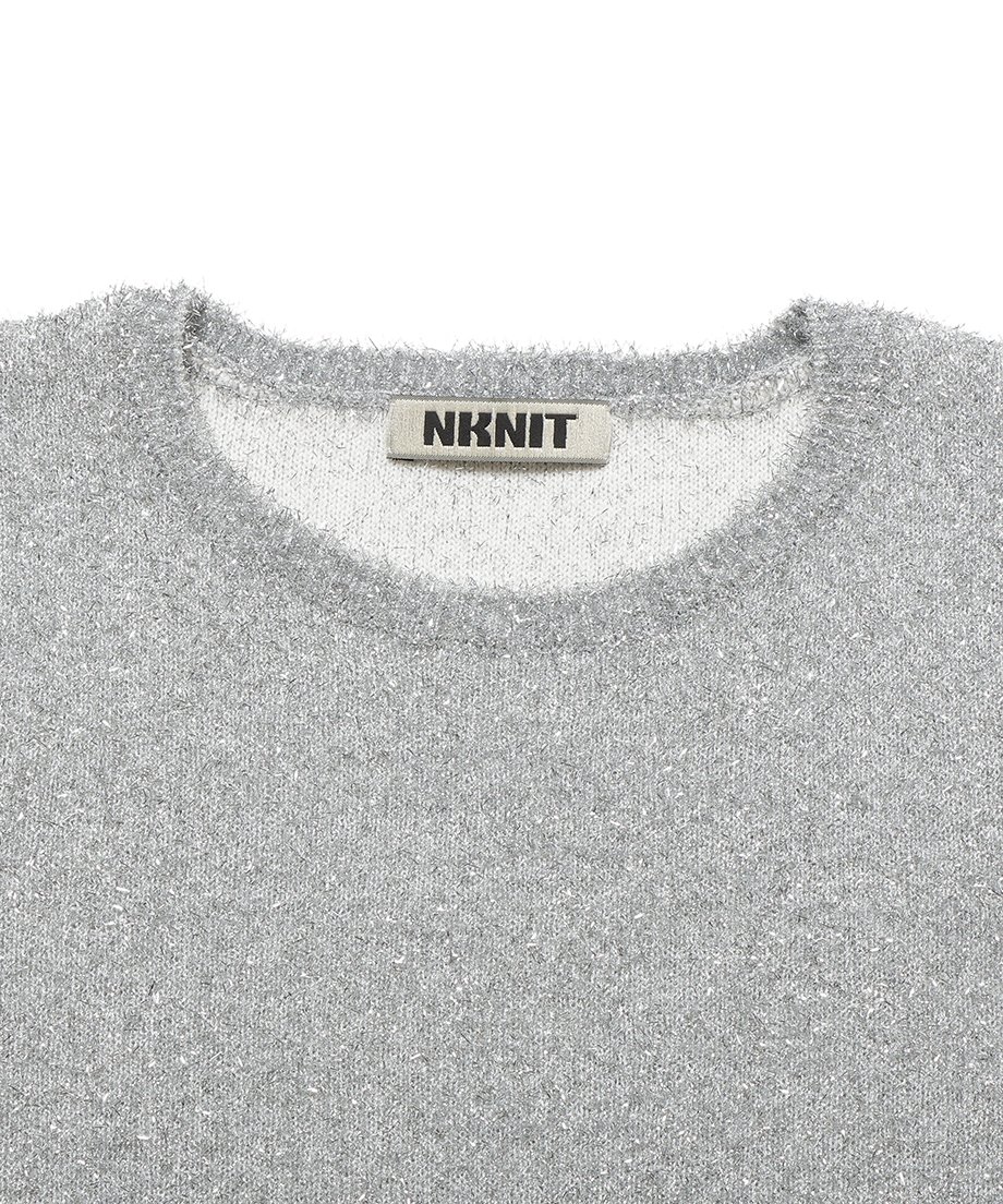 NKNIT dry shaggy mini T-shirt ニット