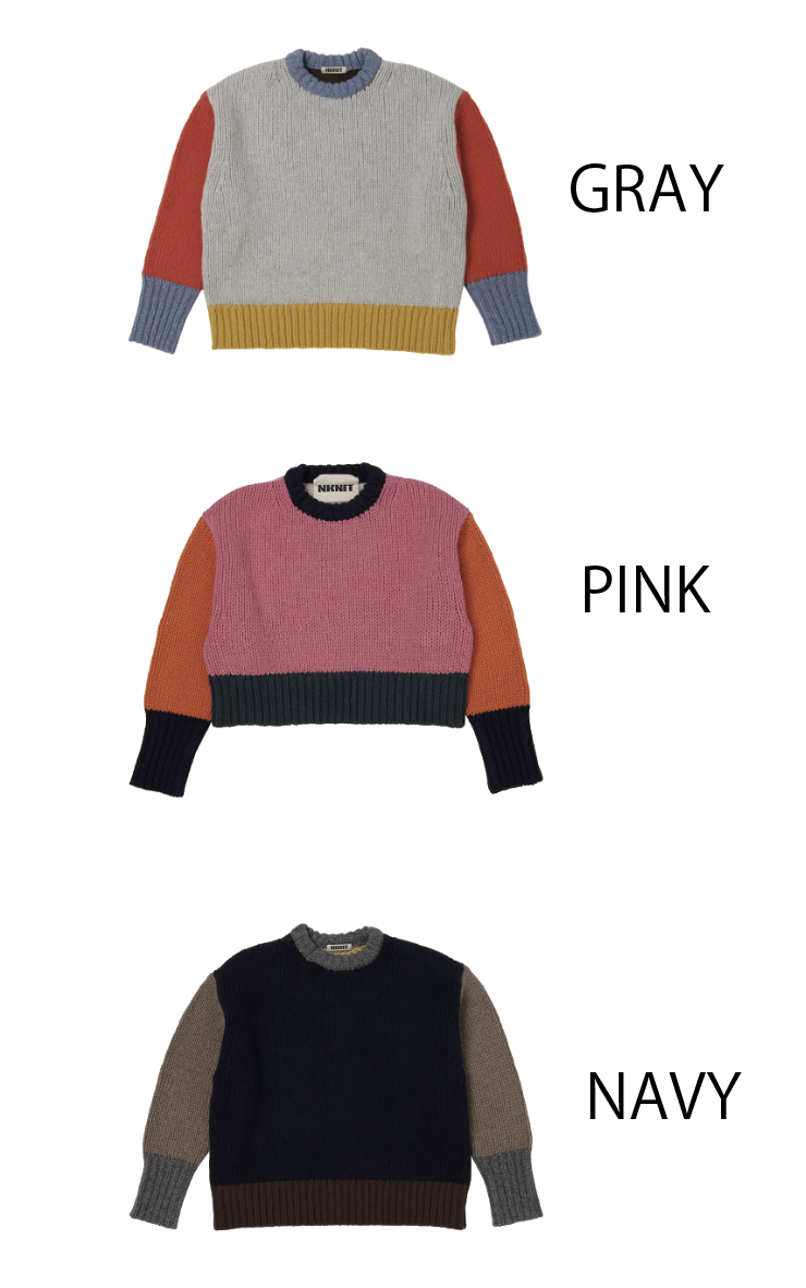color blocking KNIT | NKNIT