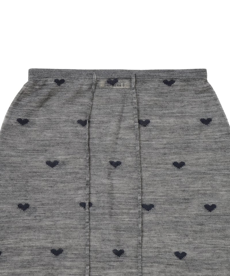 alpaca sheer KNIT skirt | NKNIT alpaca sheer KNIT skirt | NKNIT