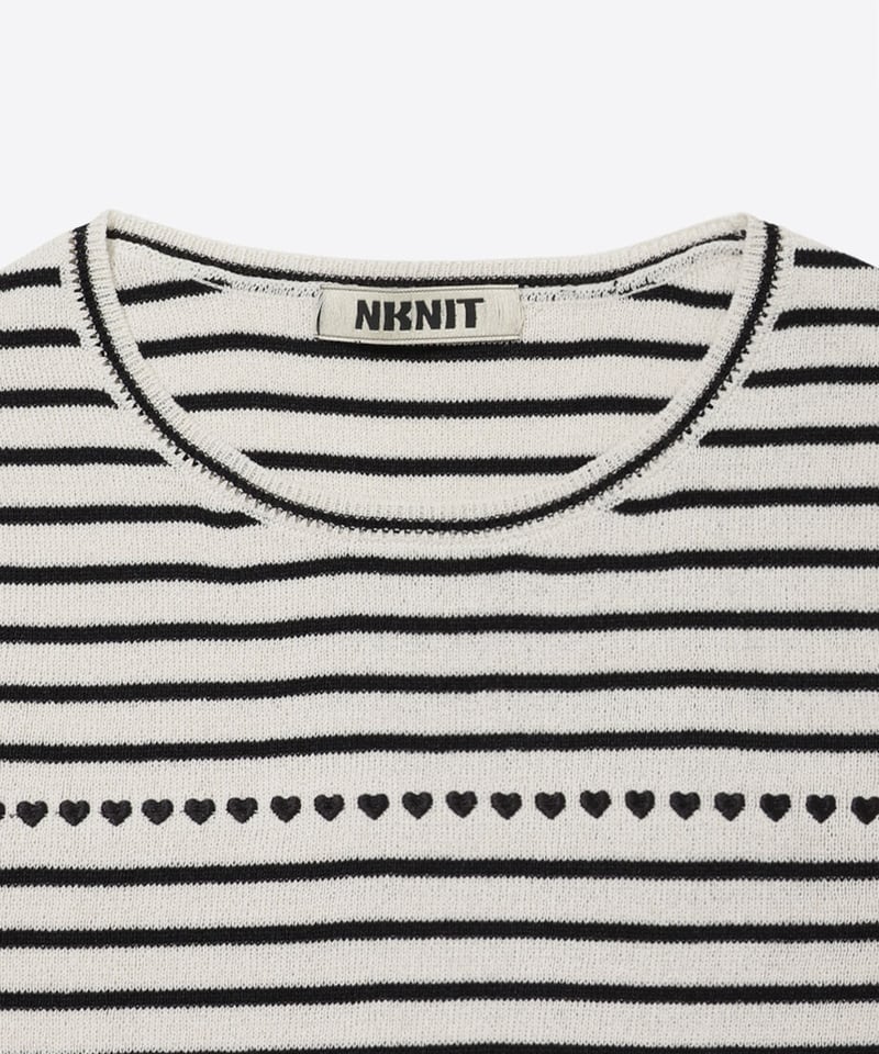 NKNIT paper mix pattern T-shirt mini