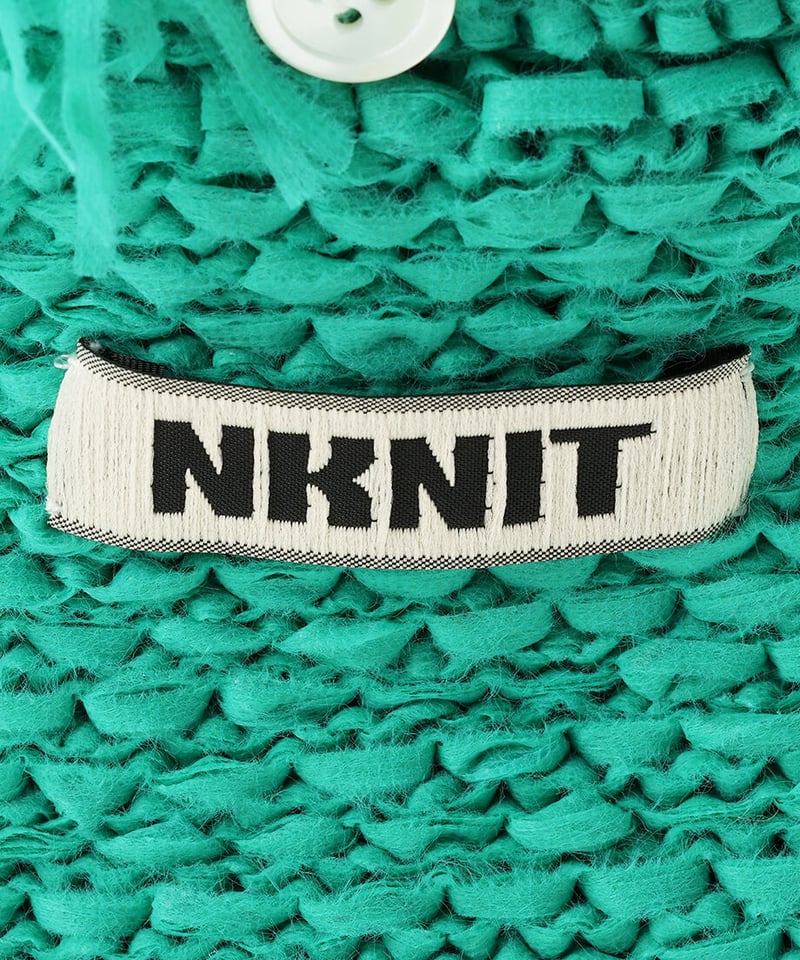 NKNIT  fringe knit hand bag