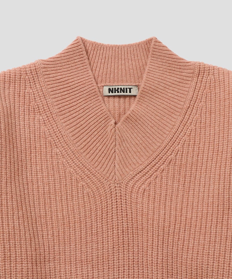 nknit V neck shirts knit