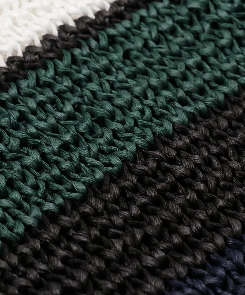 NKNIT multi stripeKNIT big bag ストライプバッグ