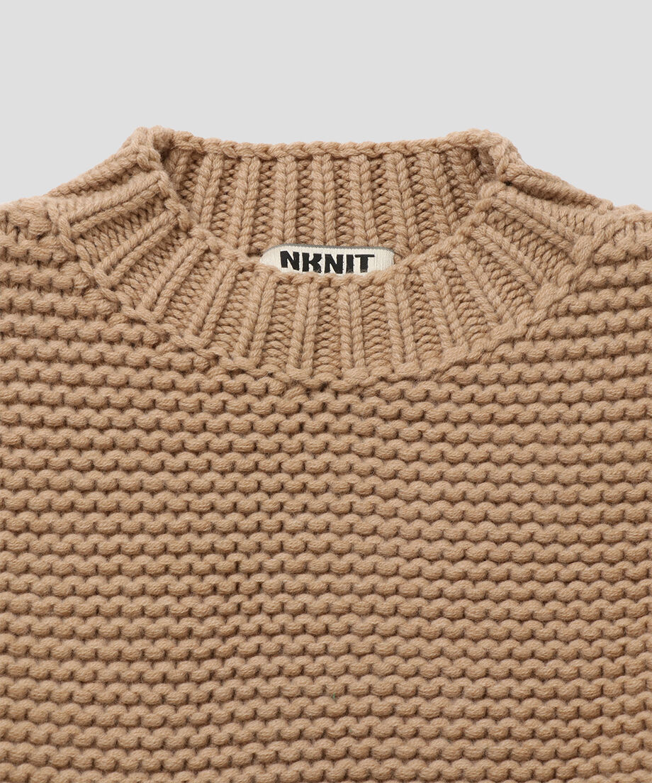 ニット/セーター NKNIT YAKU big KNIT short big garter KNIT | NKNIT