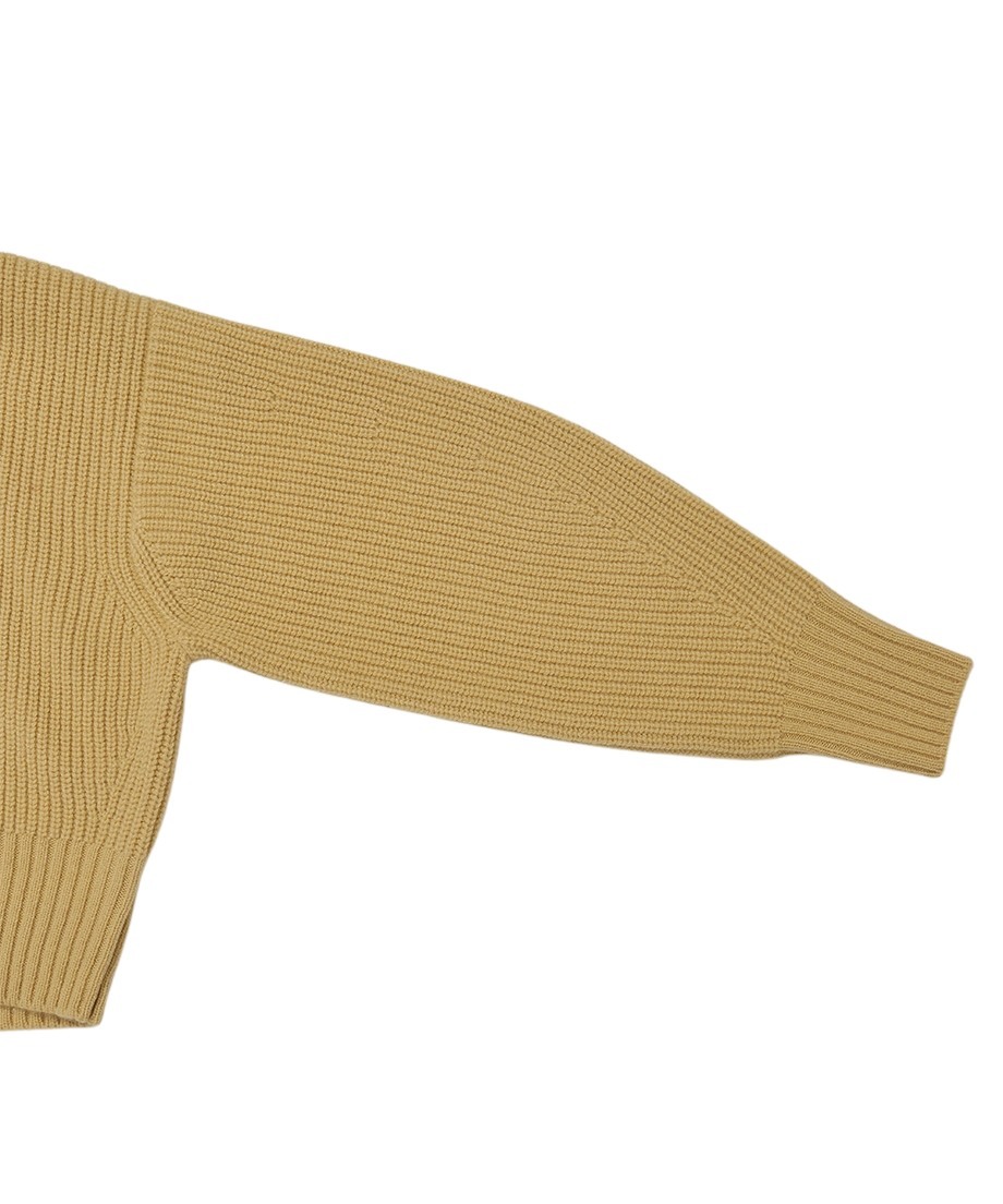 NKNIT zipper double collar KNIT①