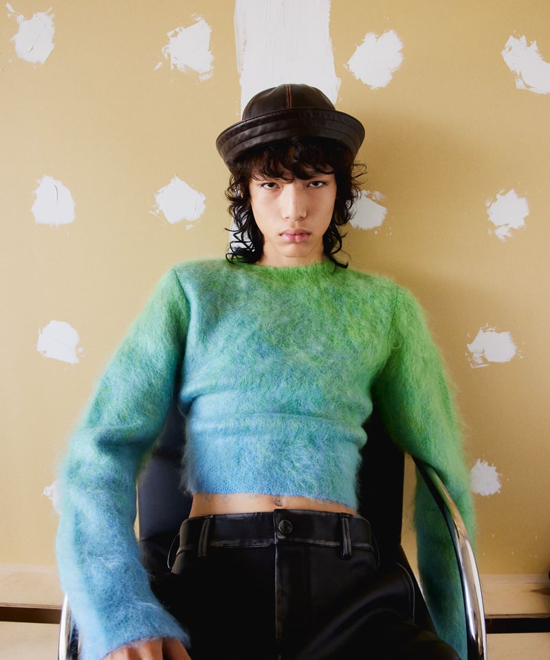 トップス NKNIT moheya gradation KNIT nknit moheya gradation KNIT