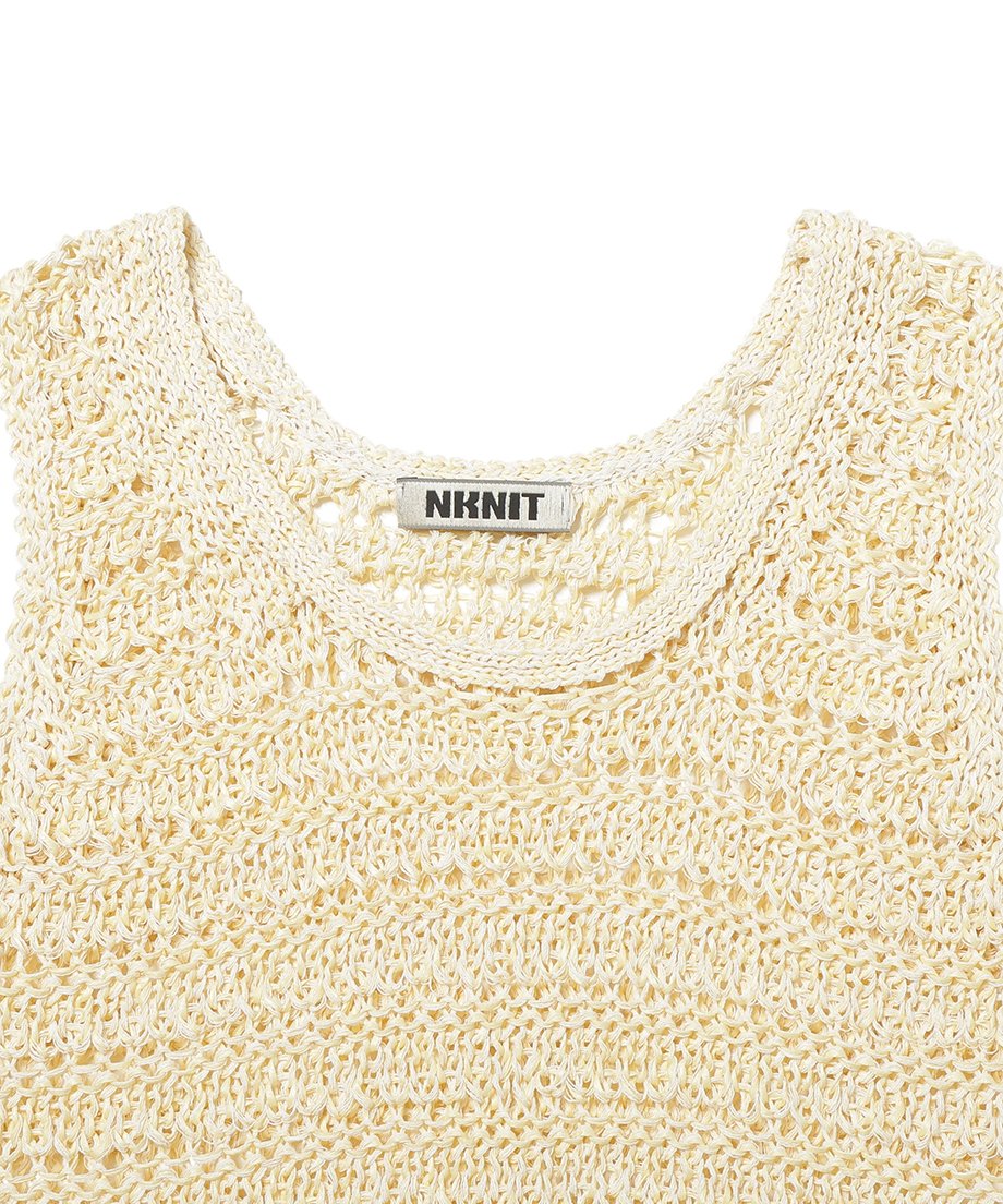 mix color KNIT dress | NKNIT