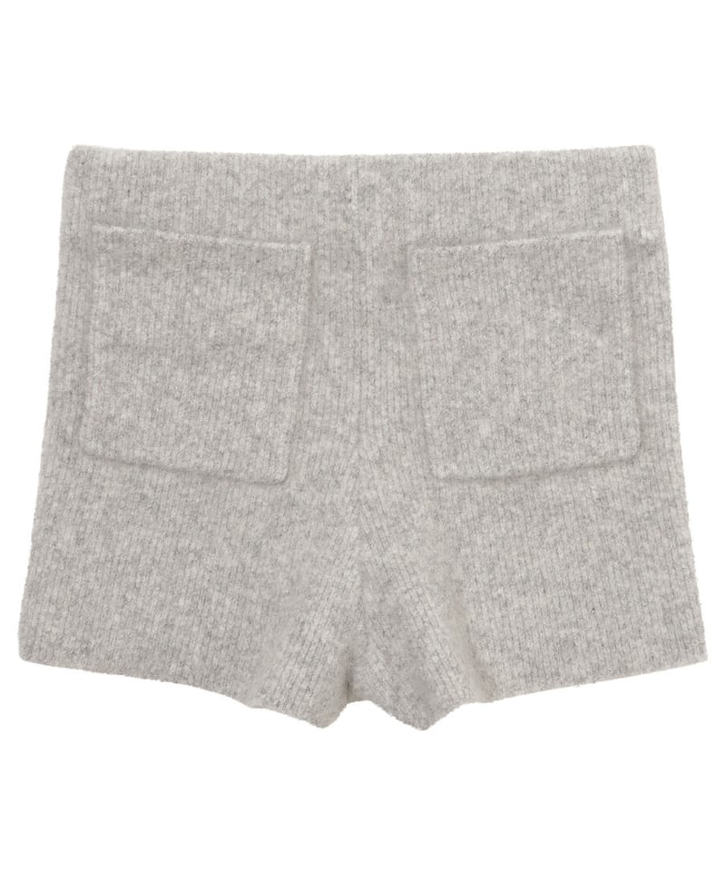 NKNIT fox mix rib KNIT shorts Camle