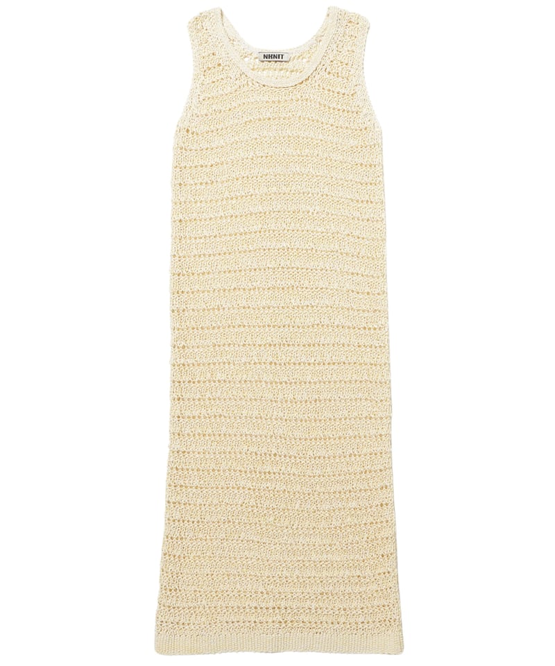 mix color KNIT dress | NKNIT