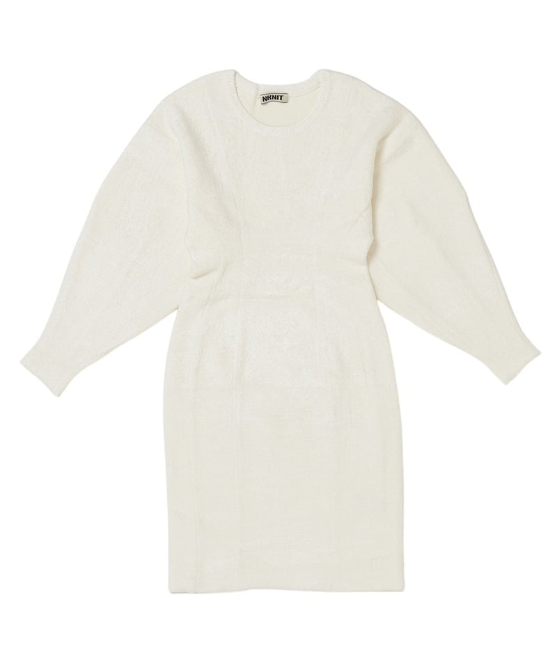 L'Or Constructive Sleeve Knit Dress