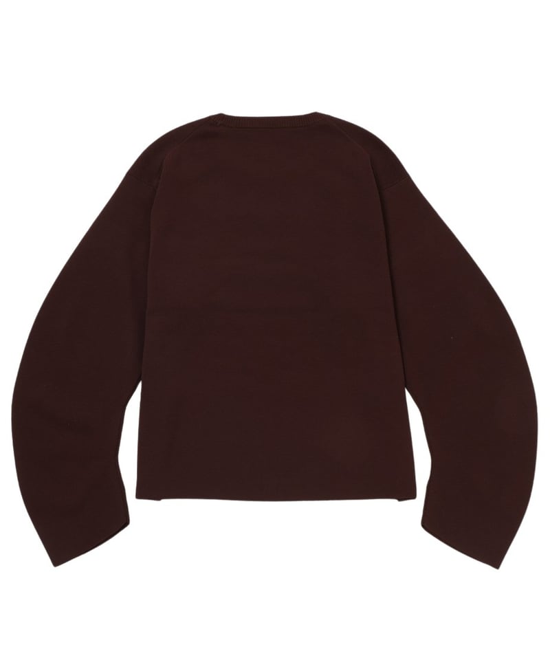 未使用 NKNIT curved arm cotton KNIT ニット 長袖 curved arm cotton KNIT – NKNIT