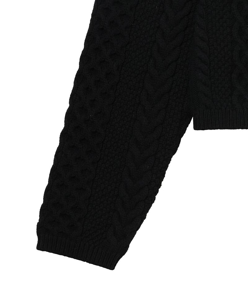 deep V cable KNIT | NKNIT deep V cable KNIT | NKNIT