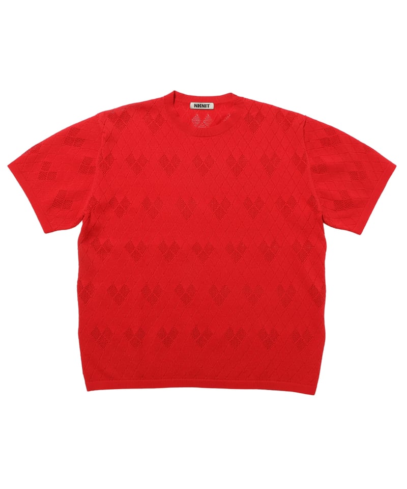 mesh♡ KNIT T-shirt | NKNIT mesh♡ KNIT T-shirt | NKNIT