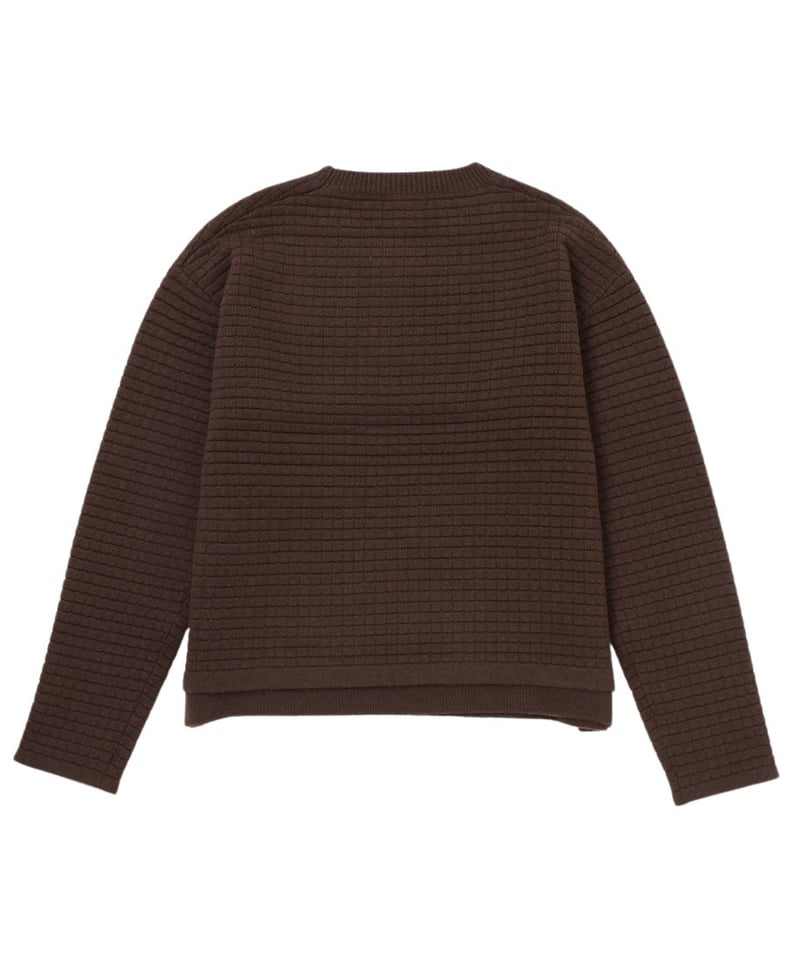 waffle KNIT pullover | NKNIT
